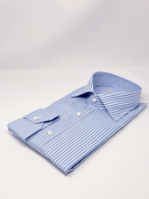 Carica l'immagine nel visualizzatore di Gallery, Camicia Bacchetta Azzurra Royal Oxford Collo Saint Tropez