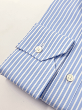 Carica l'immagine nel visualizzatore di Gallery, Camicia Bacchetta Azzurra Royal Oxford Collo Saint Tropez
