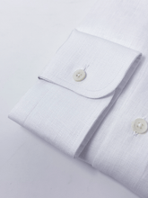 Carica l'immagine nel visualizzatore di Gallery, Camicia Bianca Lino Collo Versilia