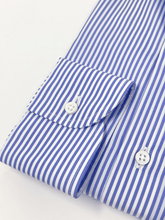 Carica l'immagine nel visualizzatore di Gallery, Camicia Bacchetta Blu Collo Francese