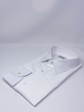 Carica l'immagine nel visualizzatore di Gallery, Camicia Cerimonia Bianca Collo Italiano