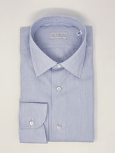 Carica l'immagine nel visualizzatore di Gallery, Camicia Righina Blu Collo Italiano