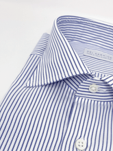 Carica l'immagine nel visualizzatore di Gallery, Camicia Bacchetta Blu Royal Oxford Collo Saint Tropez