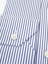 Carica l'immagine nel visualizzatore di Gallery, Camicia Bacchetta Blu Royal Oxford Collo Saint Tropez