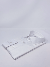 Carica l'immagine nel visualizzatore di Gallery, Camicia Bianca Lino-cotone collo SemiFrancese