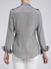 Carica l'immagine nel visualizzatore di Gallery, Camicia Donna Sophie Seta Tortora