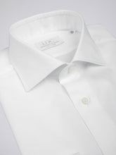 Carica l'immagine nel visualizzatore di Gallery, Camicia Uomo LDC01 Cotone Twill Bianco
