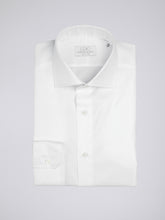 Carica l'immagine nel visualizzatore di Gallery, Camicia Uomo LDC01 Cotone Twill Bianco