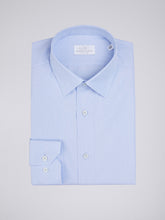 Carica l'immagine nel visualizzatore di Gallery, Camicia Uomo LDC03 Cotone Pinpoint Azzurro