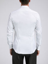 Carica l'immagine nel visualizzatore di Gallery, Camicia Uomo LDC03 Cotone Natural Stretch Pinpoint Bianco