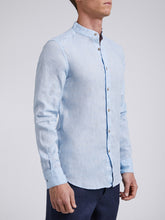 Carica l'immagine nel visualizzatore di Gallery, Camicia Uomo LDC04 Lino Azzurro