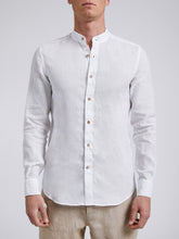 Carica l'immagine nel visualizzatore di Gallery, Camicia Uomo LDC04 Lino Bianco