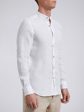 Carica l'immagine nel visualizzatore di Gallery, Camicia Uomo LDC04 Lino Bianco