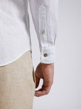 Carica l'immagine nel visualizzatore di Gallery, Camicia Uomo LDC04 Lino Bianco