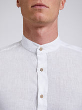 Carica l'immagine nel visualizzatore di Gallery, Camicia Uomo LDC04 Lino Bianco