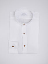Carica l'immagine nel visualizzatore di Gallery, Camicia Uomo LDC04 Lino Bianco