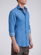 Carica l'immagine nel visualizzatore di Gallery, Camicia Uomo LDC05 Denim Stone washed