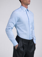 Carica l'immagine nel visualizzatore di Gallery, Camicia Uomo LDC06 Cotone Royal Oxford Azzurro