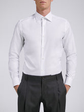 Carica l'immagine nel visualizzatore di Gallery, Camicia Uomo LDC06 Cotone Royal Oxford Bianco
