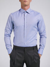 Carica l'immagine nel visualizzatore di Gallery, Camicia Uomo LDC06 Cotone Royal Oxford Blu