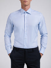 Carica l'immagine nel visualizzatore di Gallery, Camicia Uomo LDC06 Cotone Twill Journey Azzurro