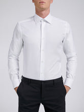Carica l'immagine nel visualizzatore di Gallery, Camicia Uomo LDC06 Cotone Twill Journey Bianco