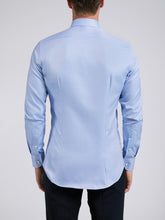 Carica l'immagine nel visualizzatore di Gallery, Camicia Uomo LDC06 Cotone Twill Journey Blu