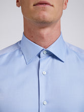 Carica l'immagine nel visualizzatore di Gallery, Camicia Uomo LDC06 Cotone Twill Journey Blu