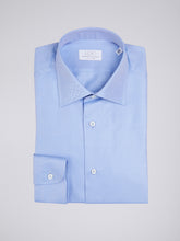 Carica l'immagine nel visualizzatore di Gallery, Camicia Uomo LDC06 Cotone Twill Journey Blu