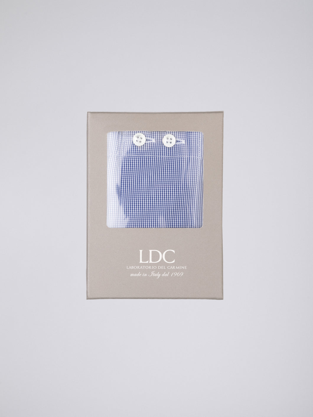 Boxer Uomo Quadrettino Blu