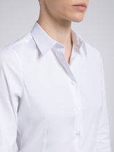 Carica l&#39;immagine nel visualizzatore di Gallery, Camicia Donna Cotone Stretch Bianco
