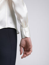 Carica l&#39;immagine nel visualizzatore di Gallery, Camicia Donna Seta Avorio Satin
