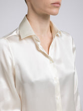 Carica l&#39;immagine nel visualizzatore di Gallery, Camicia Donna Seta Avorio Satin
