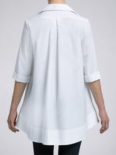Carica l&#39;immagine nel visualizzatore di Gallery, Blusa Donna Elaine Cotone Bianco
