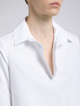 Carica l&#39;immagine nel visualizzatore di Gallery, Blusa Donna Elaine Cotone Bianco
