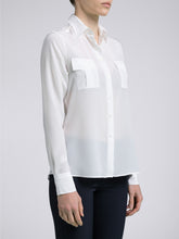 Carica l&#39;immagine nel visualizzatore di Gallery, Camicia Donna Sophie Seta Bianco
