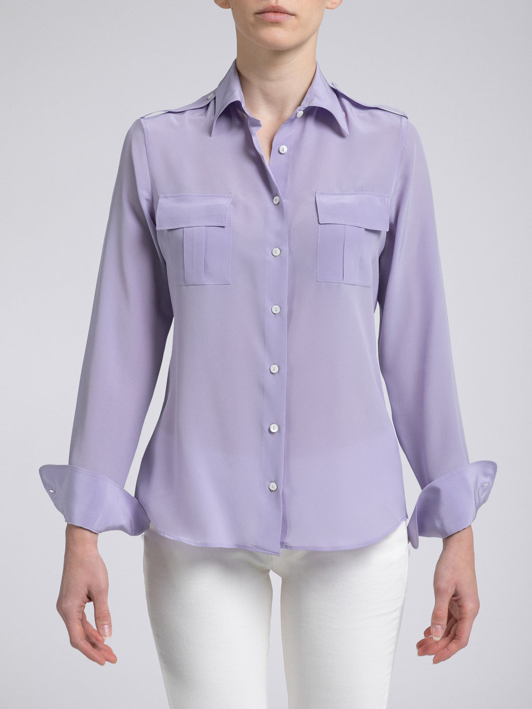 Camicia Donna Sophie Seta Lilla