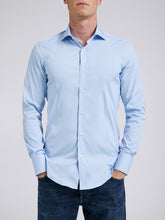Carica l&#39;immagine nel visualizzatore di Gallery, Camicia Uomo Goya Cotone Stretch Azzurro
