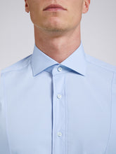Carica l&#39;immagine nel visualizzatore di Gallery, Camicia Uomo Goya Cotone Stretch Azzurro

