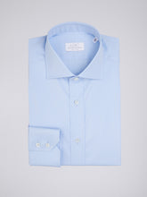 Carica l&#39;immagine nel visualizzatore di Gallery, Camicia Uomo Goya Cotone Stretch Azzurro
