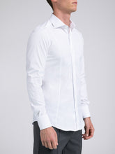 Carica l&#39;immagine nel visualizzatore di Gallery, Camicia Uomo Goya Cotone Stretch Bianco

