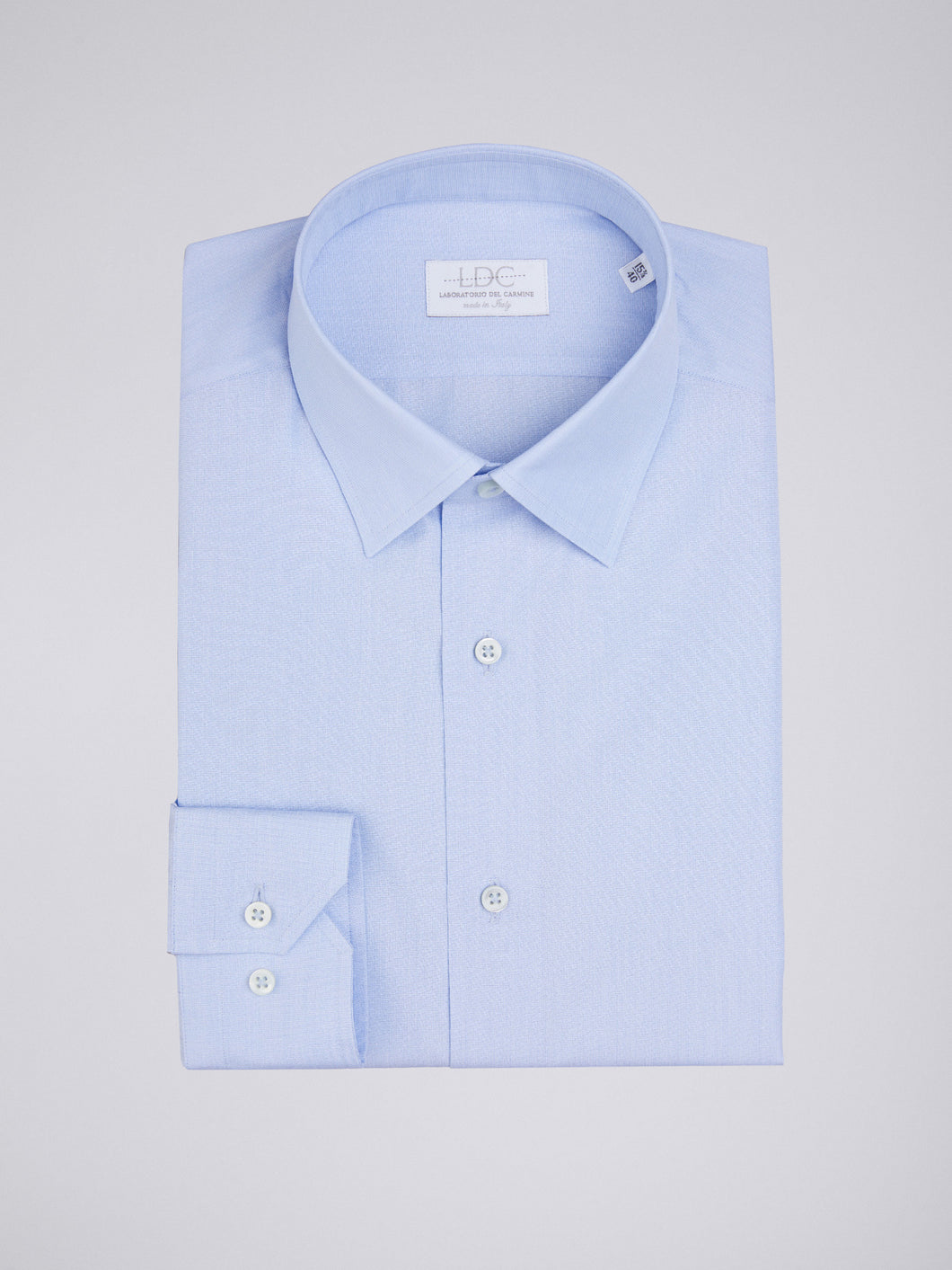 Camicia Uomo LDC03 Cotone Pinpoint Azzurro