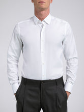 Carica l&#39;immagine nel visualizzatore di Gallery, Camicia Uomo LDC03 Cotone Natural Stretch Pinpoint Bianco
