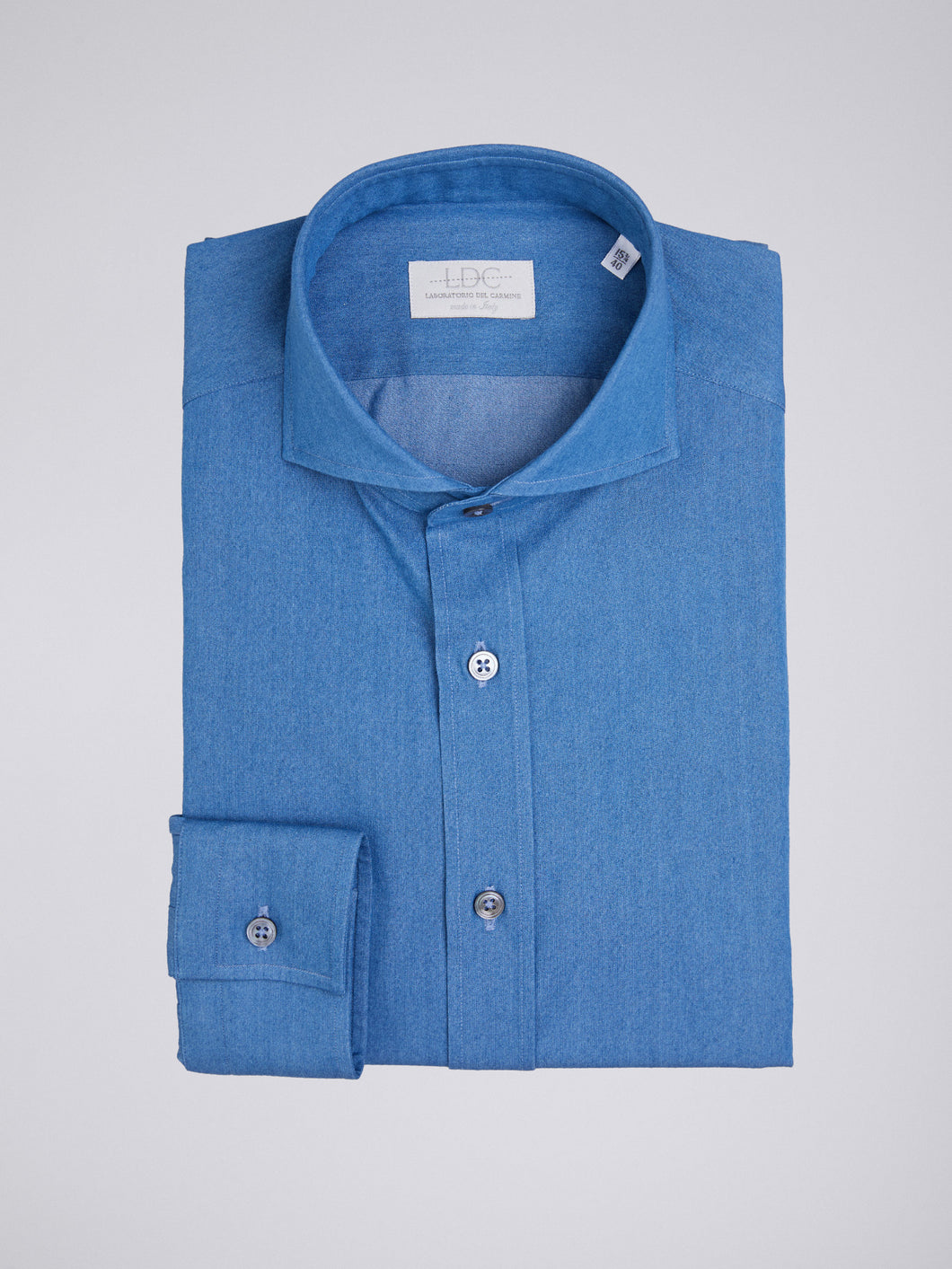 Camicia Uomo LDC05 Denim Stone washed