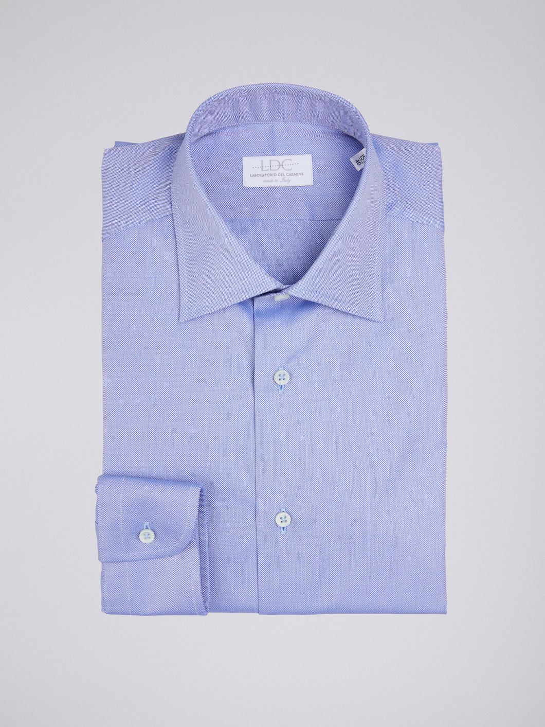 Camicia Uomo LDC06 Cotone Royal Oxford Blu
