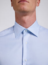 Carica l&#39;immagine nel visualizzatore di Gallery, Camicia Uomo LDC06 Cotone Twill Journey Azzurro
