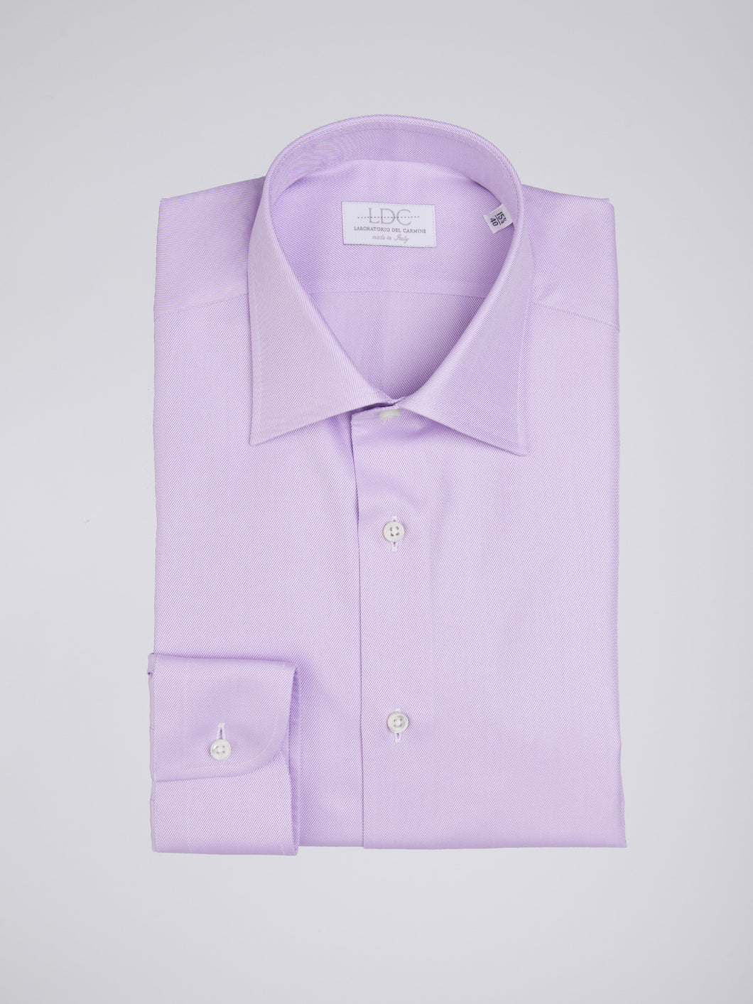 Camicia Uomo LDC06 Cotone Twill Journey Lilla