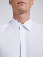 Carica l&#39;immagine nel visualizzatore di Gallery, Camicia Uomo LDC07 Cotone Bianco Cerimonia
