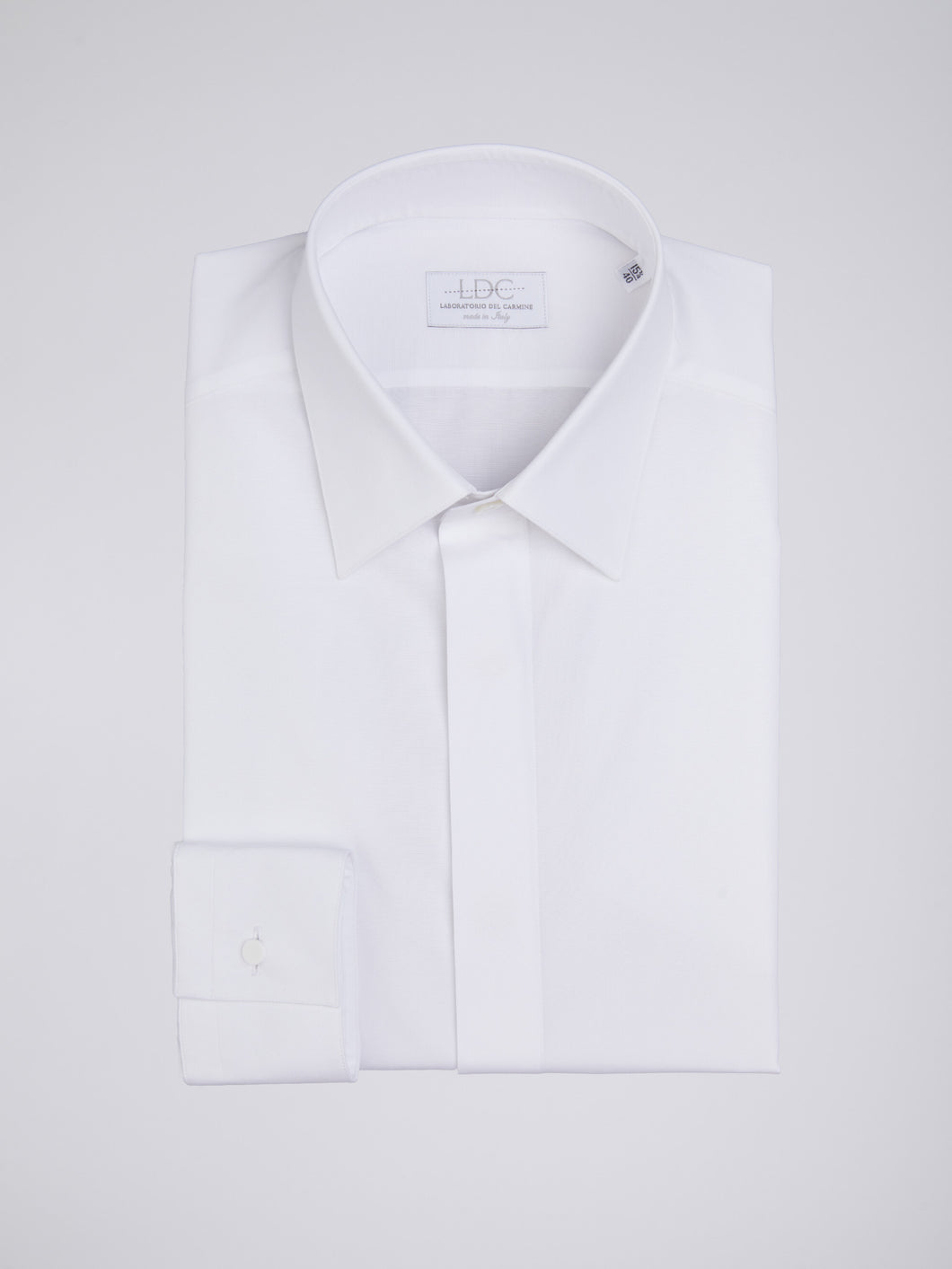 Camicia Uomo LDC07 Cotone Bianco Cerimonia